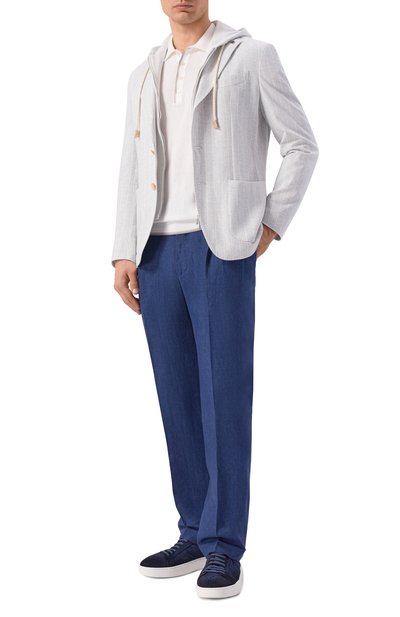 Пиджак из хлопка и льна GRAN SASSO, арт. 78113/79306, фото 2