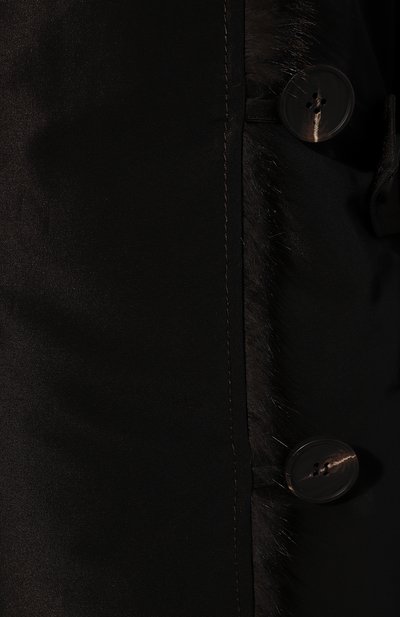 Тренч с меховой подкладкой COLOR TEMPERATURE коричневого цвета по цене 900000 руб., арт. Пл, Кол-10/373, фото 5 Тренч с меховой подкладкой COLOR TEMPERATURE, арт. Пл, Кол-10/373, фото 5