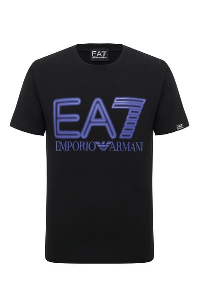 Мужская хлопковая футболка EA7, арт. 3DPT37/PJMUZ