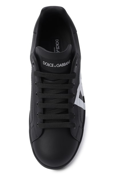 Кожаные кеды portofino DOLCE & GABBANA, арт. CS1772/AC330, фото 5