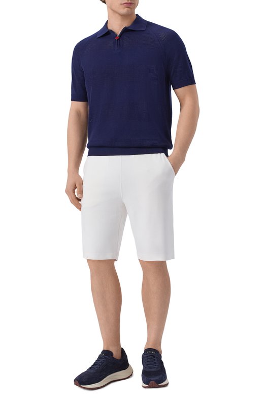 Шорты из вискозы Kiton UMM0751 Белый  UMM0751 Фото 2