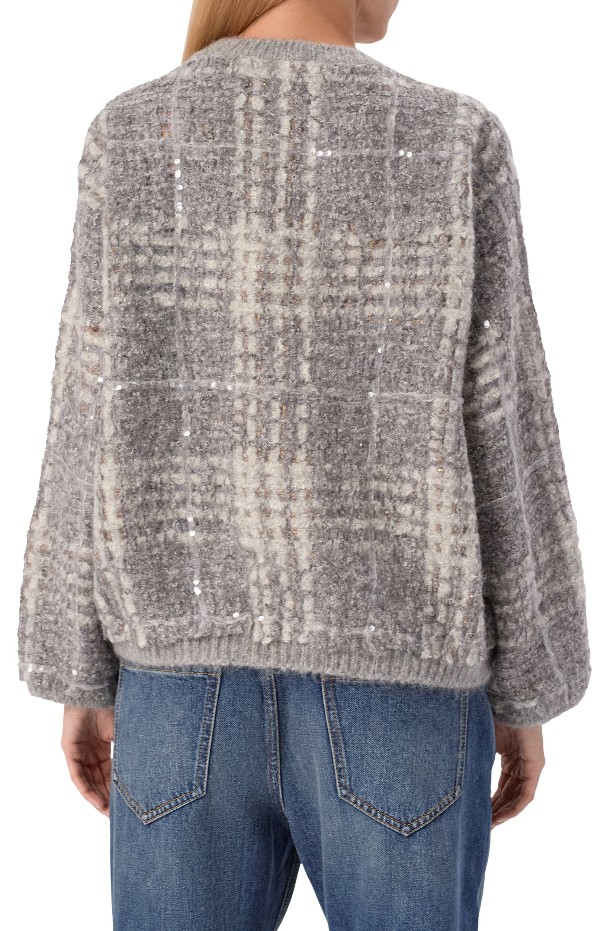 Шерстяной свитер BRUNELLO CUCINELLI, арт. MDXR25510, фото 4