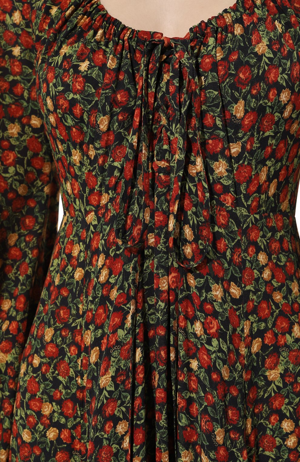 Платье из вискозы GUCCI, арт. 638688 ZAFLP, фото 5
