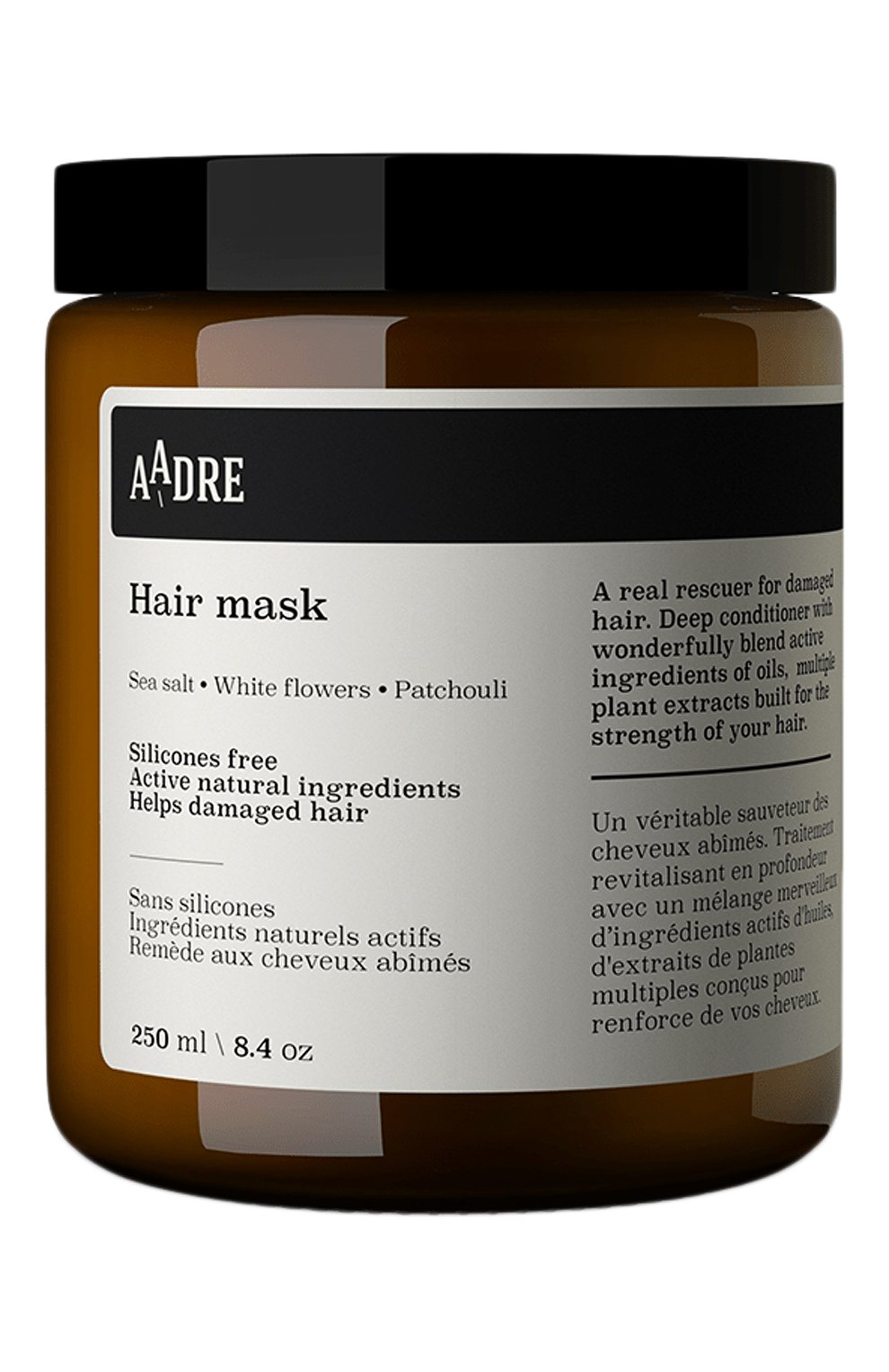Маска для волос (250ml) AADRE бесцветного цвета по цене 2690 руб., арт. 3306906900534, фото 1 Маска для волос (250ml) AADRE, арт. 3306906900534, фото 1