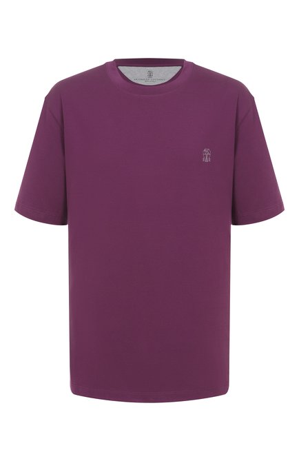 Мужская хлопковая футболка BRUNELLO CUCINELLI, арт. M0B138440