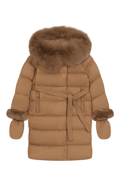 Пуховое пальто YVES SALOMON ENFANT, арт. 25WEM920XXD0XW/6A