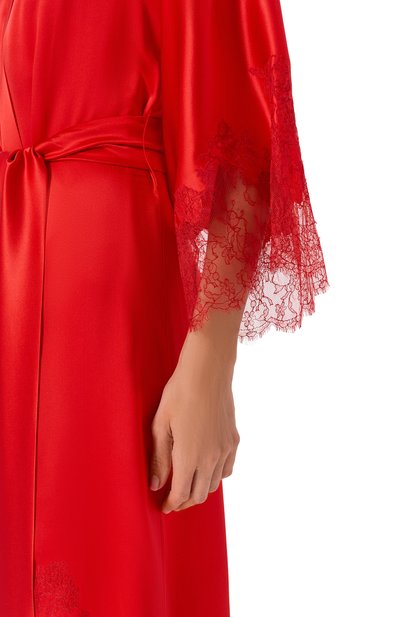 Шелковый халат CARINE GILSON, арт. EL0168DS, фото 5