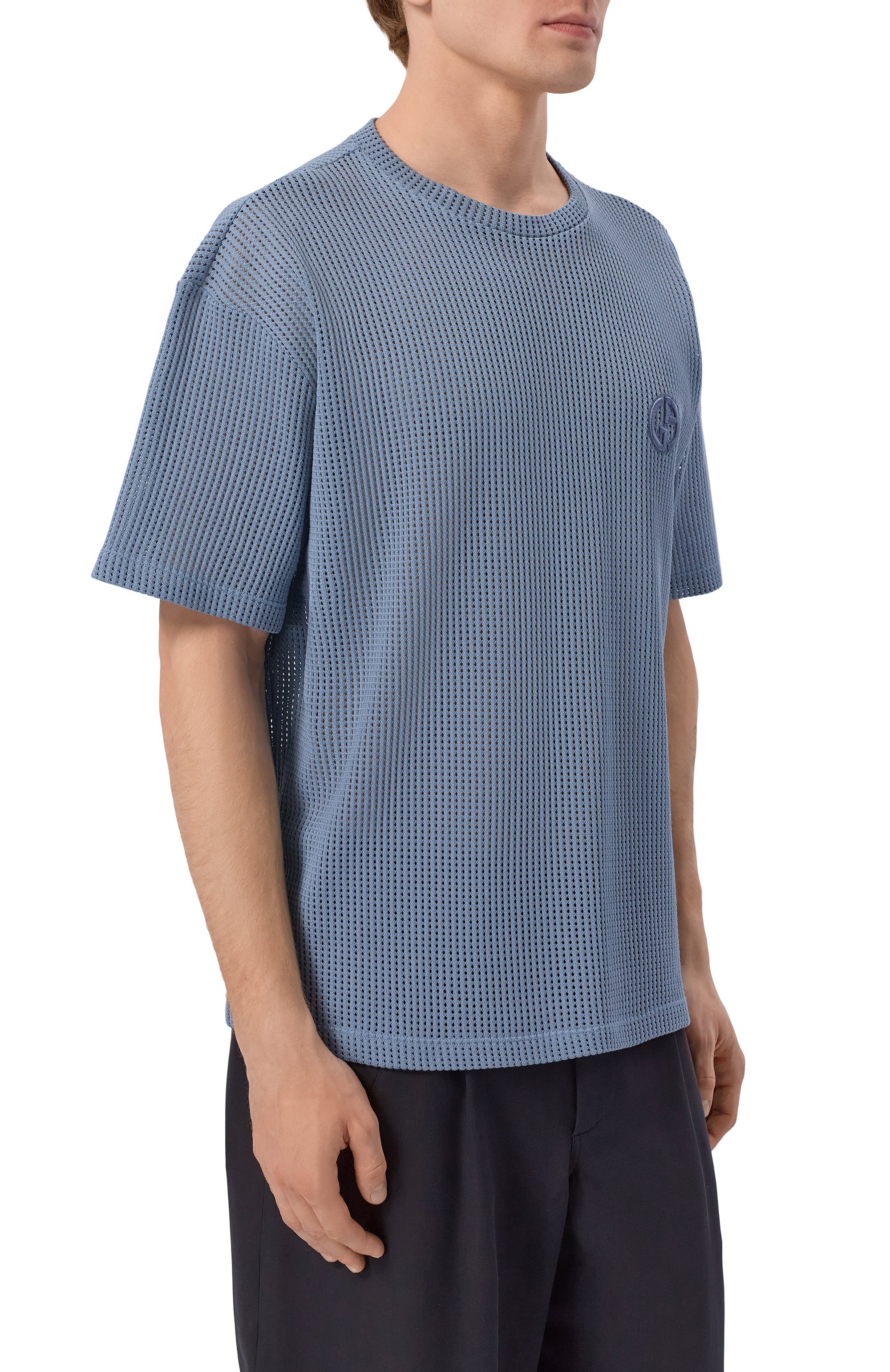 Хлопковая футболка GIORGIO ARMANI, арт. GM003397/TE20625, фото 3