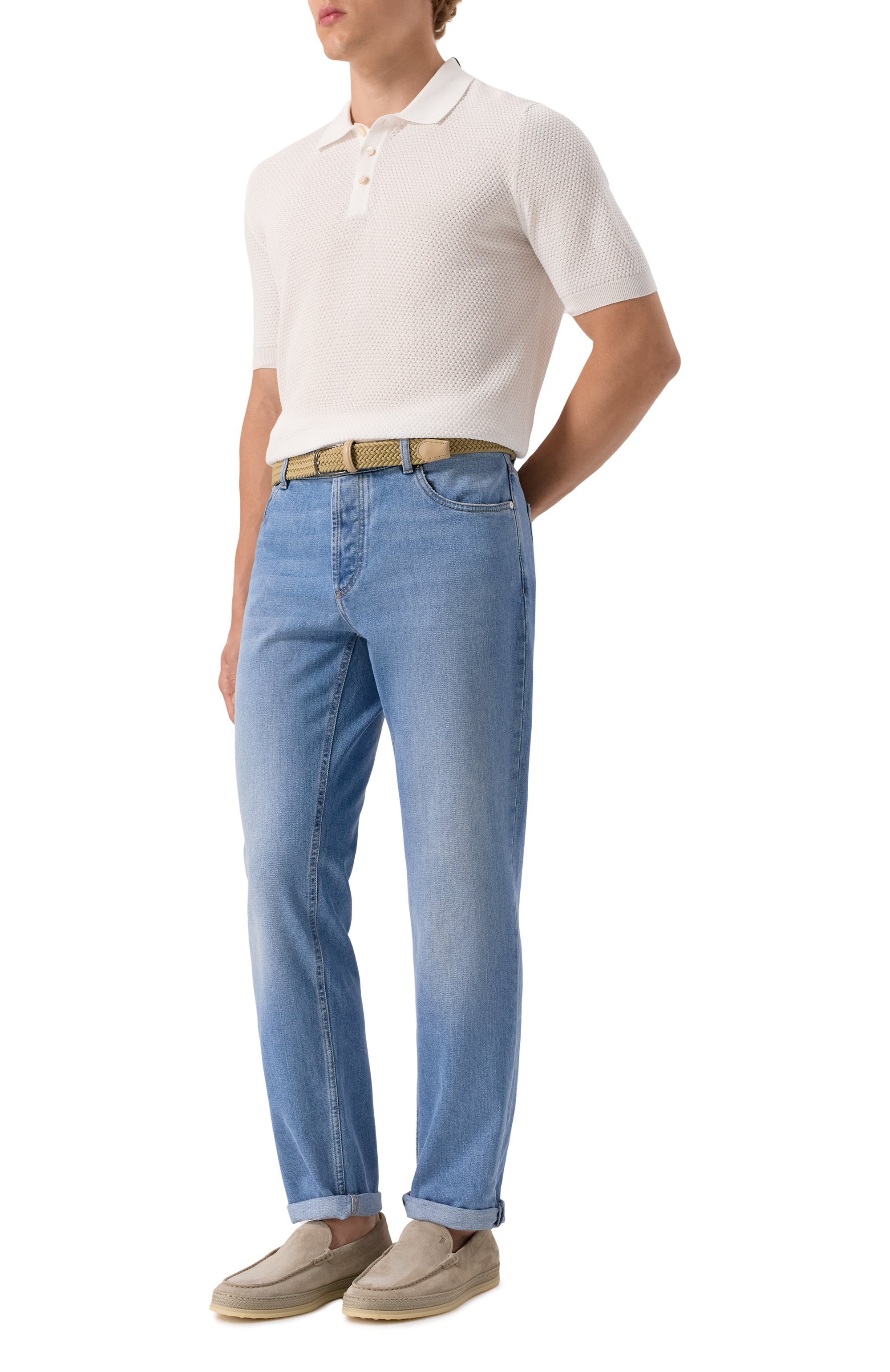 Джинсы traditional fit BRUNELLO CUCINELLI, арт. M283PB3210, фото 2