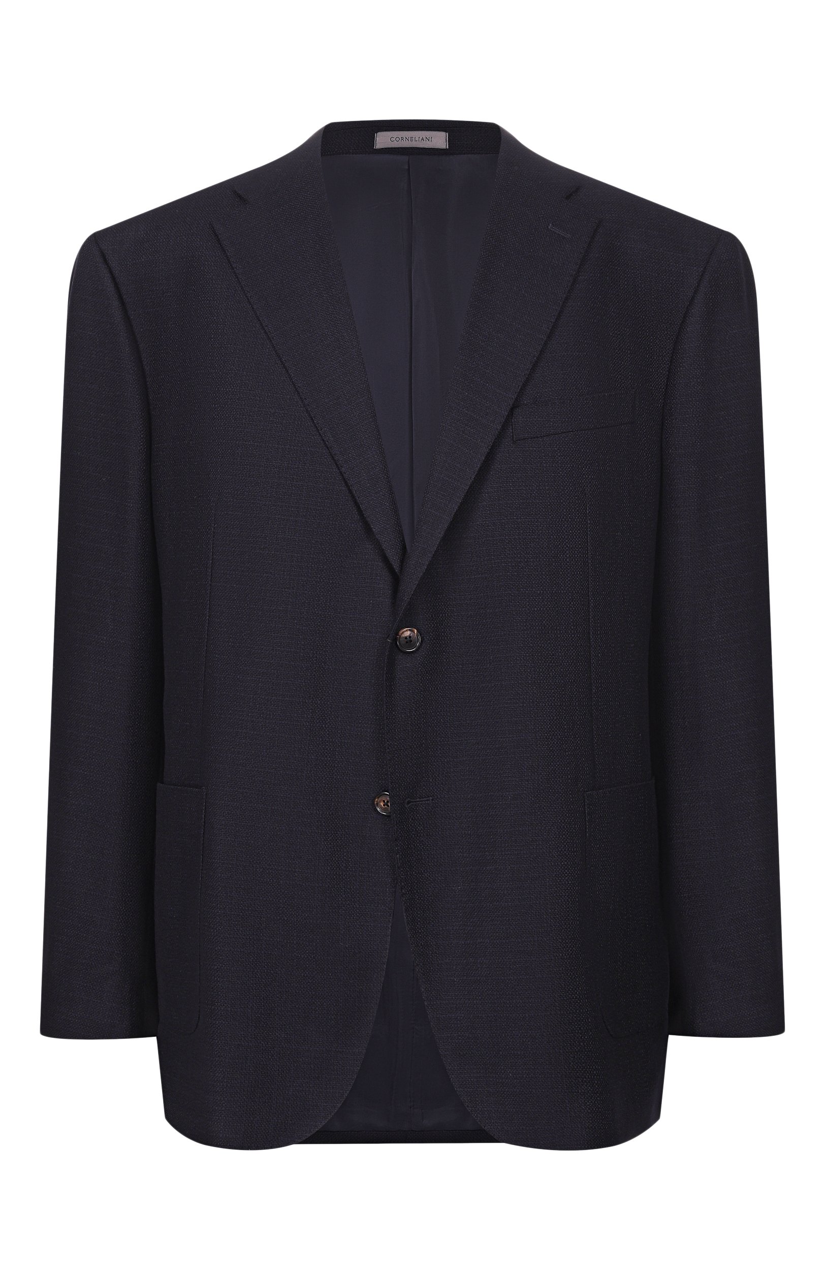 Шерстяной пиджак CORNELIANI темно-синего цвета по цене 116500 руб., арт. 286018/2A16527, фото 1 Шерстяной пиджак CORNELIANI, арт. 286018/2A16527, фото 1
