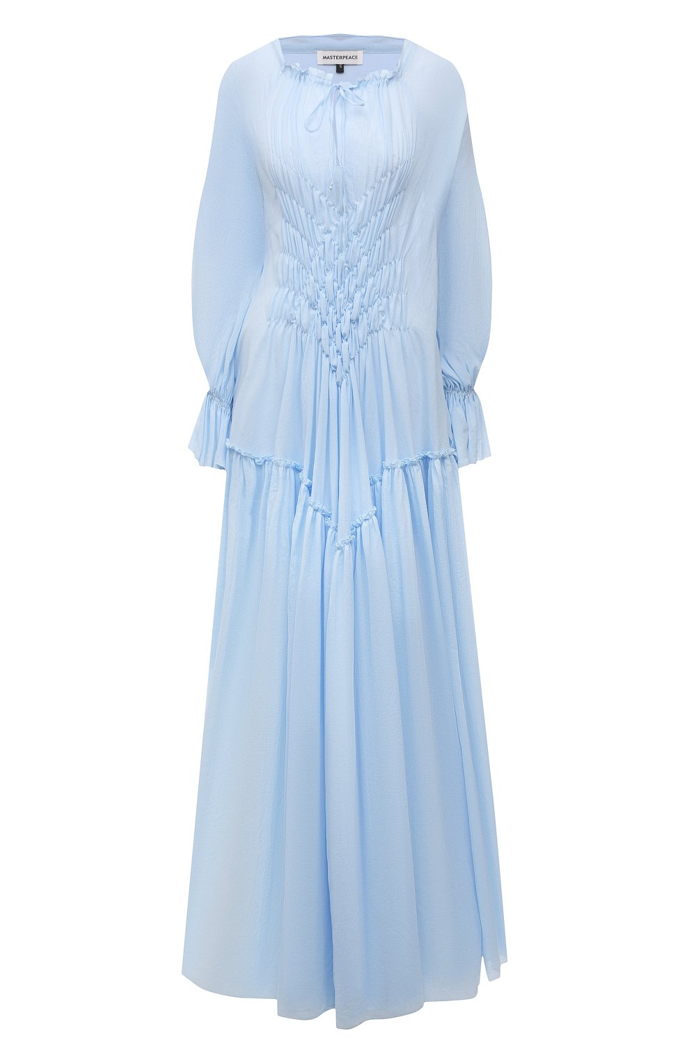 Хлопковая туника MASTERPEACE голубого цвета по цене 27500 руб., арт. MP-R21-29 (a), фото 1 Хлопковая туника MASTERPEACE, арт. MP-R21-29 (a), фото 1