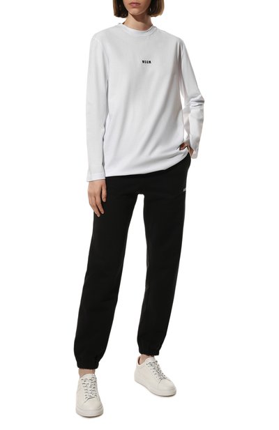 Хлопковый лонгслив MSGM, арт. 2000MDM501 200002, фото 2
