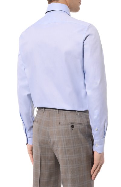 Хлопковая сорочка ZEGNA, арт. 703902A7/9MS0BA, фото 4