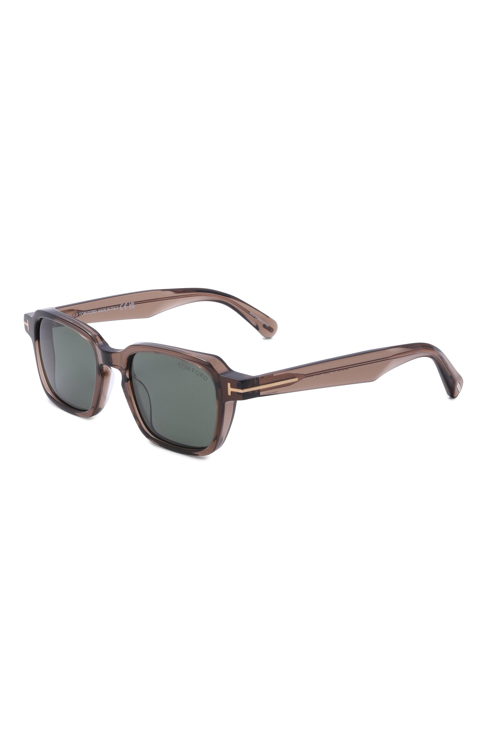 Солнцезащитные очки TOM FORD зеленого цвета по цене 55300 руб., арт. TF1359 45N, фото 1 Солнцезащитные очки TOM FORD, арт. TF1359 45N, фото 1