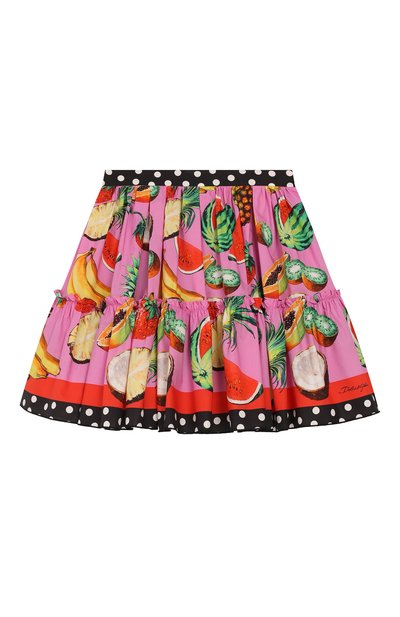 Хлопковая юбка DOLCE & GABBANA, арт. L53I24/G7WRH/8-14, фото 1