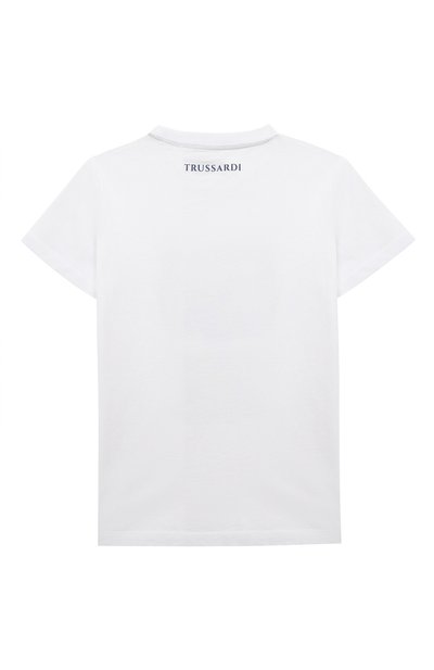 Хлопковая футболка TRUSSARDI JUNIOR, арт. TBP23005TS, фото 2
