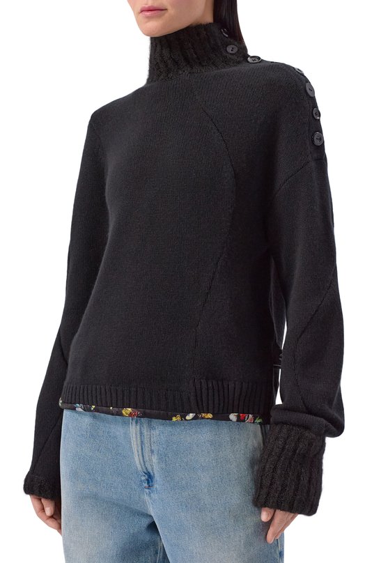 Свитер из кашемира и шерсти Undercover UC2E1905 Чёрный  UC2E1905 Фото 3