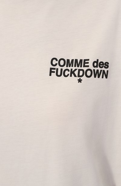 Хлопковая футболка COMME DES FUCKDOWN, арт. CFABW01183, фото 5