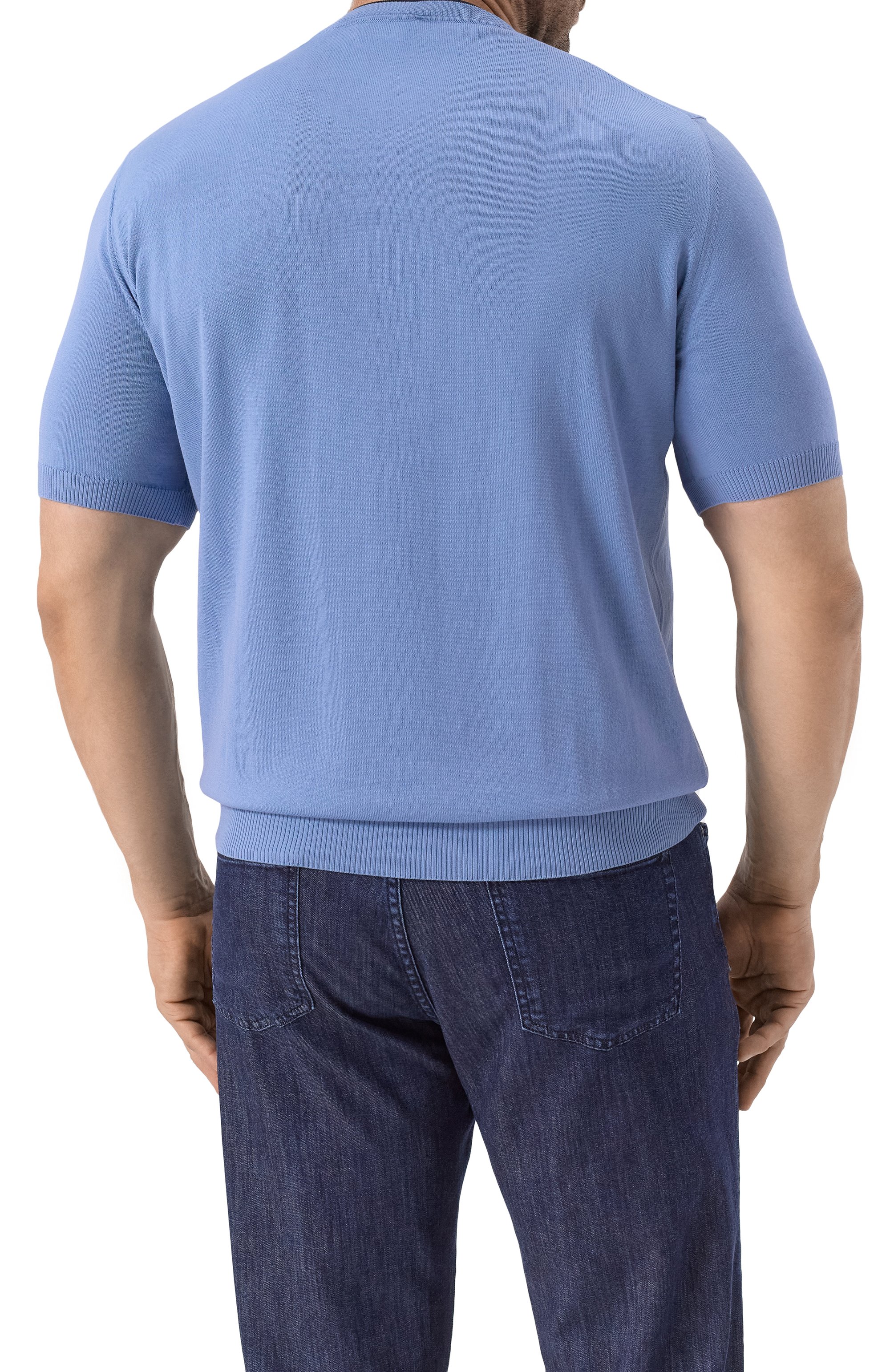 Хлопковый джемпер CANALI, арт. C1050B/MK02261, фото 4