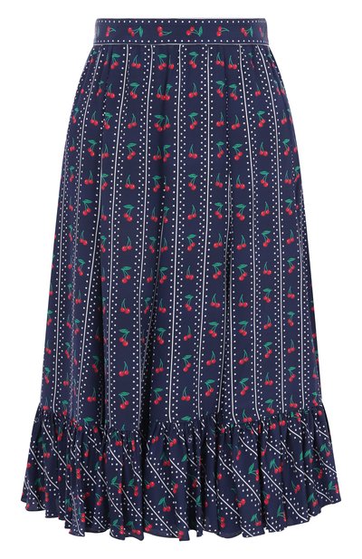 Женская шелковая юбка VALENTINO, арт. 7B3RADK6/9FR