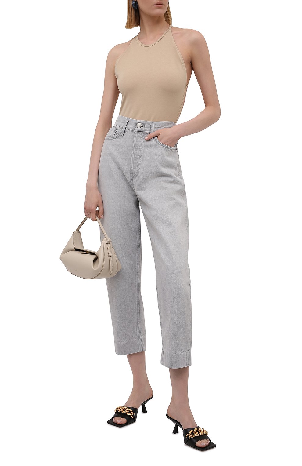 Джинсы RAG AND BONE светло-серого цвета по цене 32050 руб., арт. WDD21P2727W5AN, фото 2 Джинсы RAG AND BONE, арт. WDD21P2727W5AN, фото 2