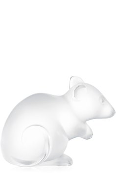 Фигурка mouse LALIQUE прозрачного цвета, арт. 1068000 | Фото 1 (Статус проверки: Проверена категория; Региональные ограничения белый список (Axapta Mercury): Не проставлено; Нос: Не проставлено; Ограничения доставки: fragile-2)