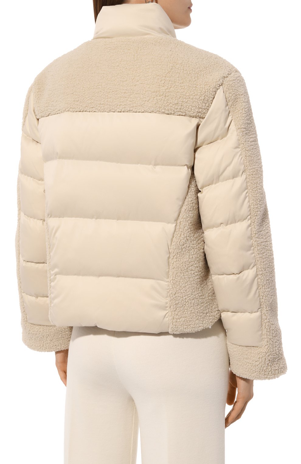 Пуховик ADD кремового цвета по цене 59950 руб., арт. 10AWC35, фото 4 Пуховик ADD, арт. 10AWC35, фото 4