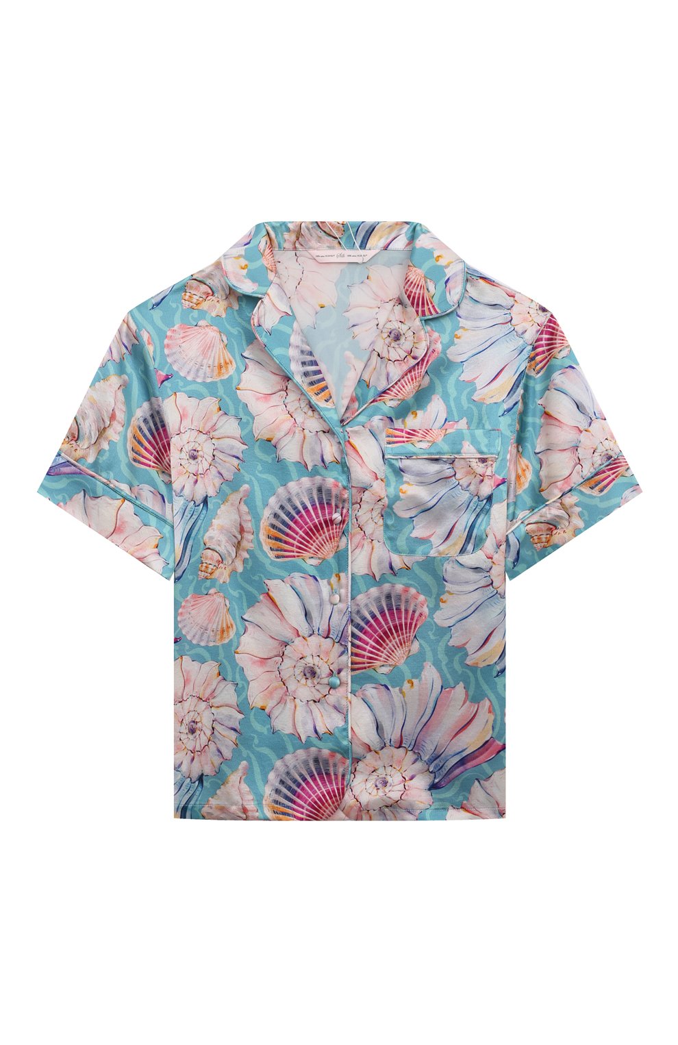 Шелковая пижама NORVEG разноцветного цвета по цене 19500 руб., арт. 24HSSSJSG-100, фото 2 Шелковая пижама NORVEG, арт. 24HSSSJSG-100, фото 2