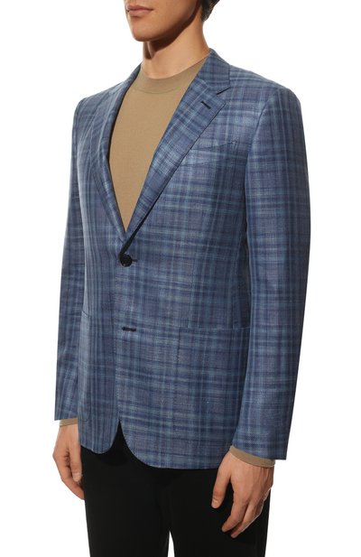 Пиджак из шерсти и шелка ZEGNA, арт. 348099/122520, фото 3