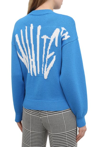 Шерстяной свитер OFF-WHITE, арт. 0WHE017F20KNI0014501, фото 4