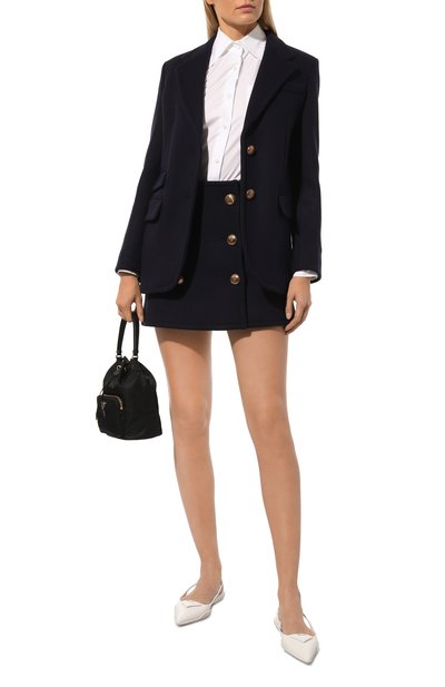 Юбка из шерсти и кашемира PRADA, ар�т. P187T-10VD-F0008-212, фото 2