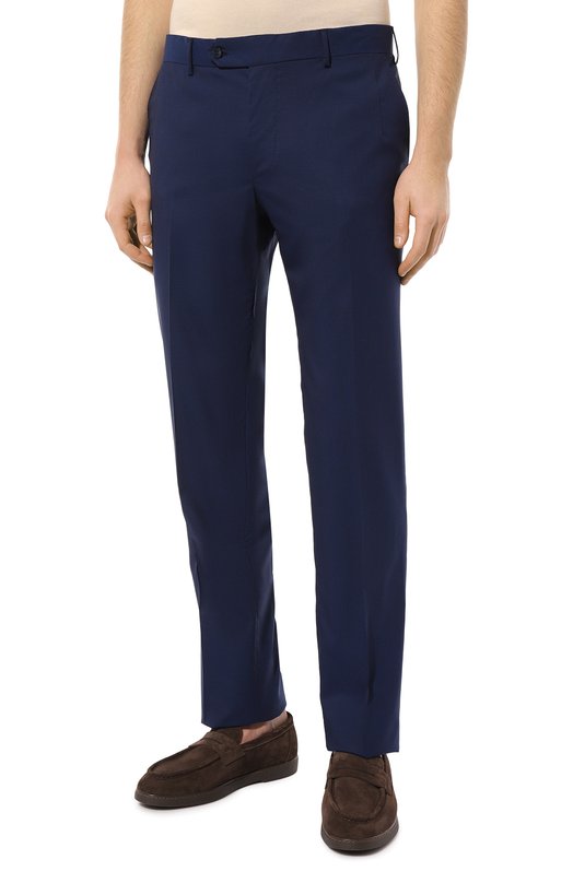 Шерстяные брюки Stefano Ricci M5T022SR14/W501 Синий  M5T022SR14/W501 Фото 3