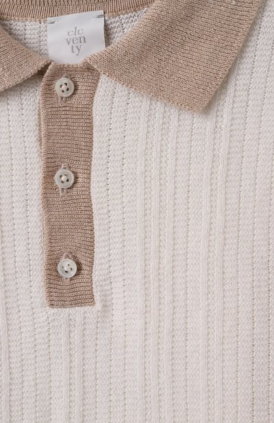 Поло изо льна и хлопка ELEVENTY, арт. EW9P01/Z2124/10-16, фото 3