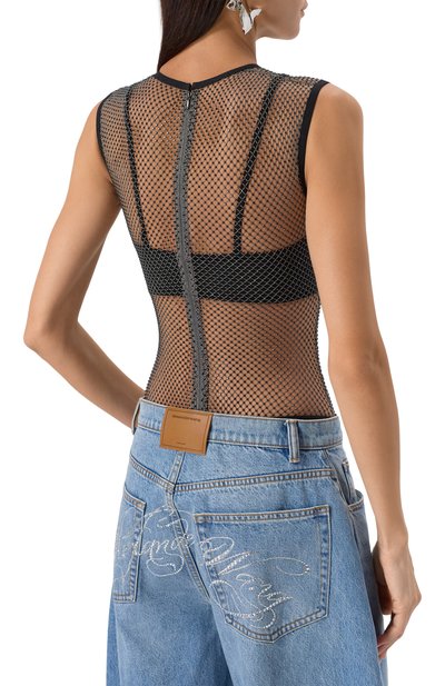 Боди с отделкой стразами CHAPURIN, арт. BD/20427/28882-М, фото 4