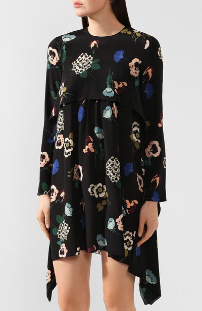 Шелковое платье REDVALENTINO черно-белого цвета по цене 78200 руб., арт. SR0VAH85/4HV, фото 3 Шелковое платье REDVALENTINO, арт. SR0VAH85/4HV, фото 3
