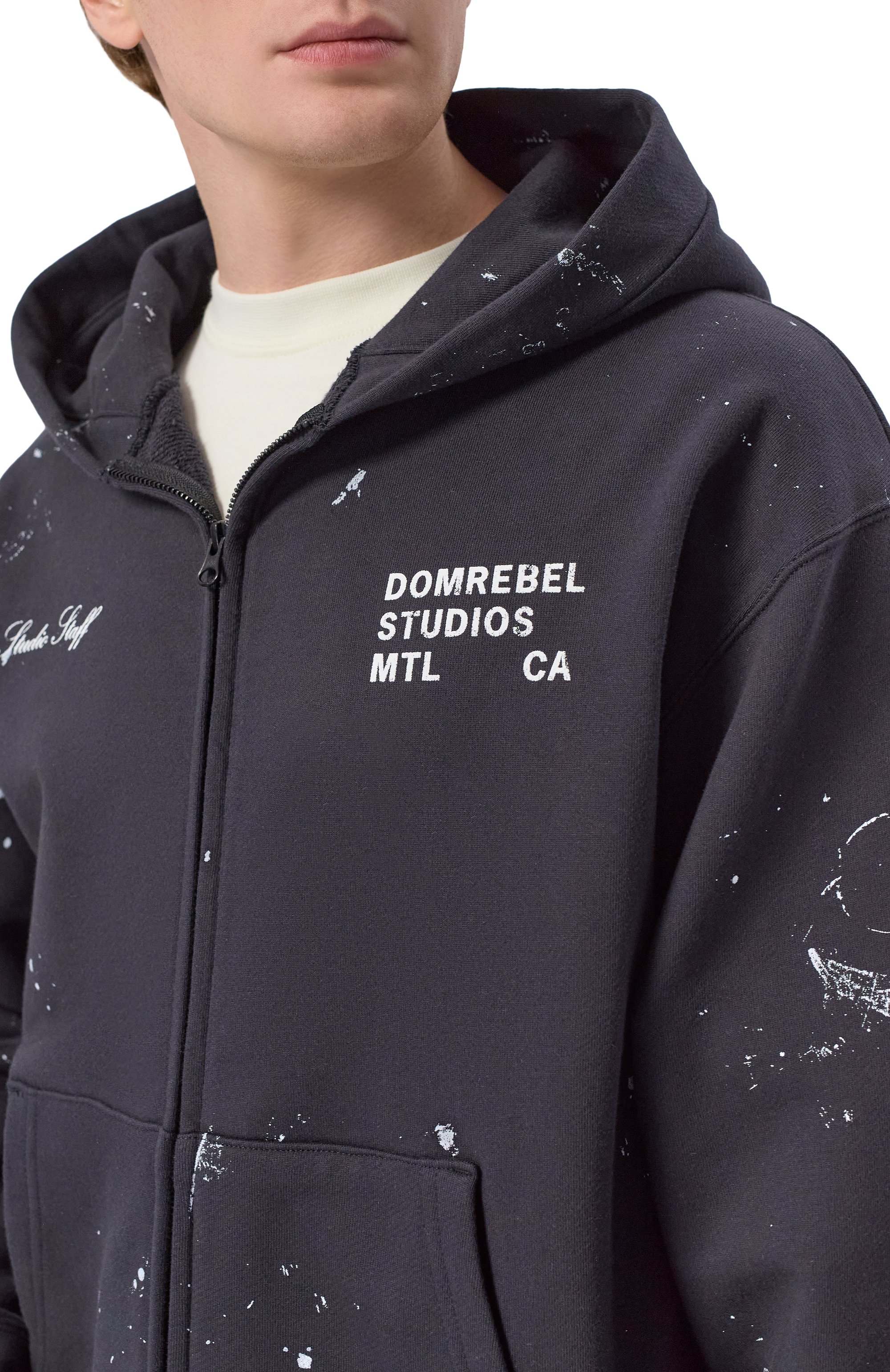 Хлопковая толстовка DOMREBEL, арт. M STAFF/ZIP H00DIE, фото 5