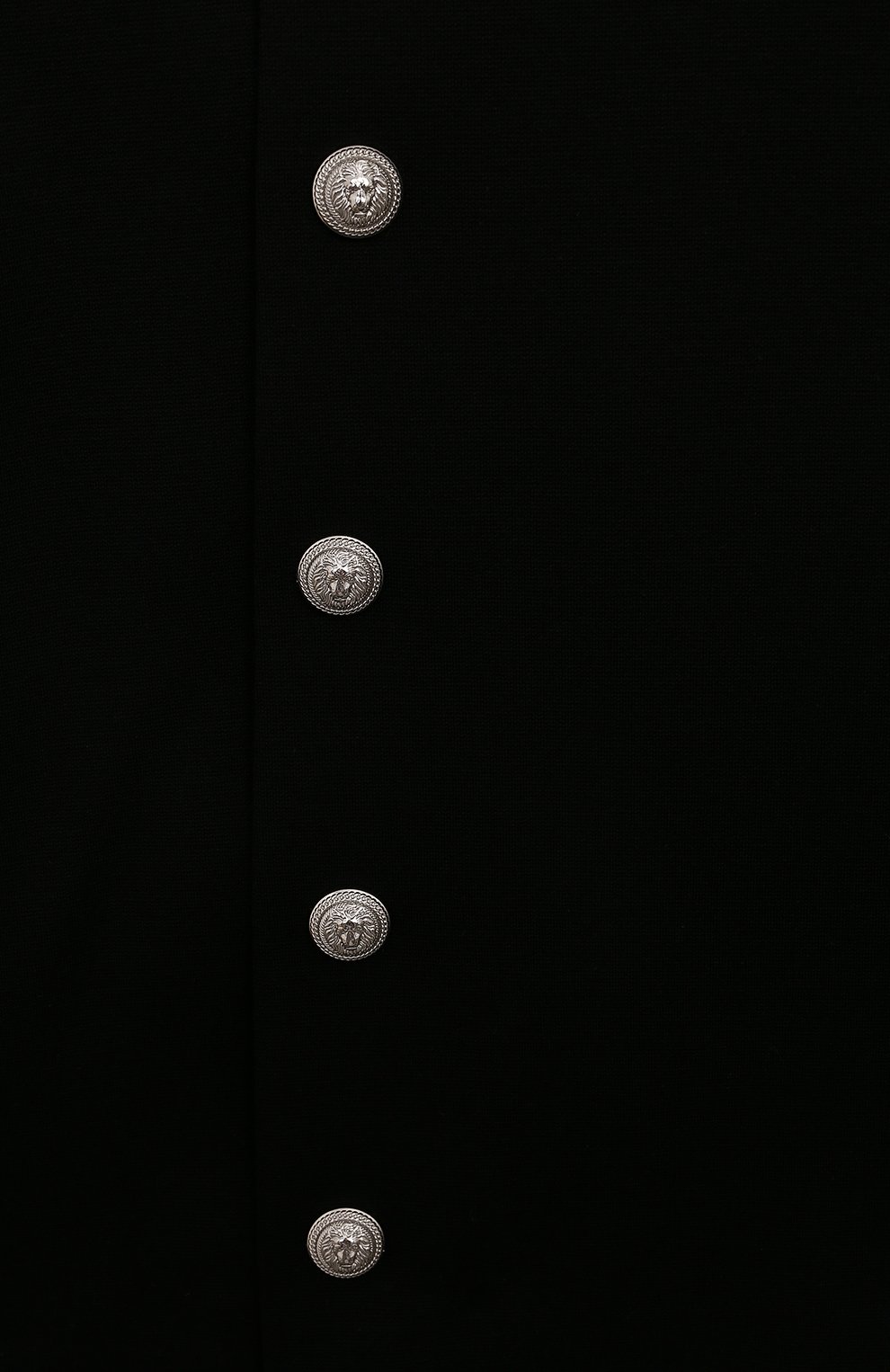 Юбка из вискозы BALMAIN черного цвета по цене 27600 руб., арт. BV7A34, фото 3 Юбка из вискозы BALMAIN, арт. BV7A34, фото 3