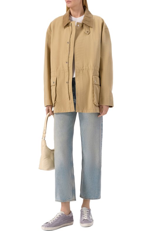 Кожаные кеды Super-Star Golden Goose Deluxe Brand GWF01002.F008118 Фиолетовый  GWF01002.F008118 Фото 3