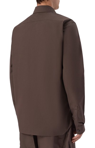Хлопковая рубашка RICK OWENS, арт. RU01F2291/P, фото 4
