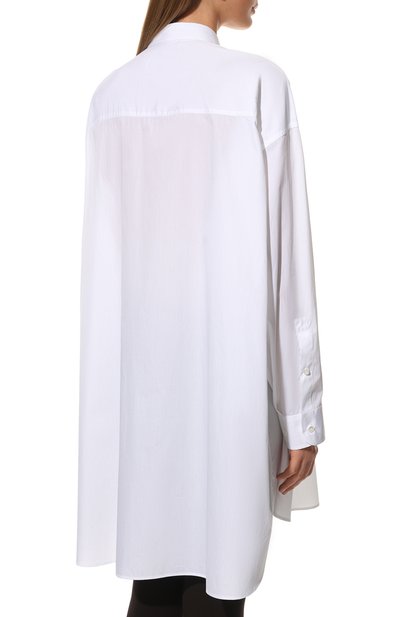 Хлопковая рубашка MAISON MARGIELA белого цвета по цене 66850 руб., арт. S51DL0253/S44397, фото 4 Хлопковая рубашка MAISON MARGIELA, арт. S51DL0253/S44397, фото 4