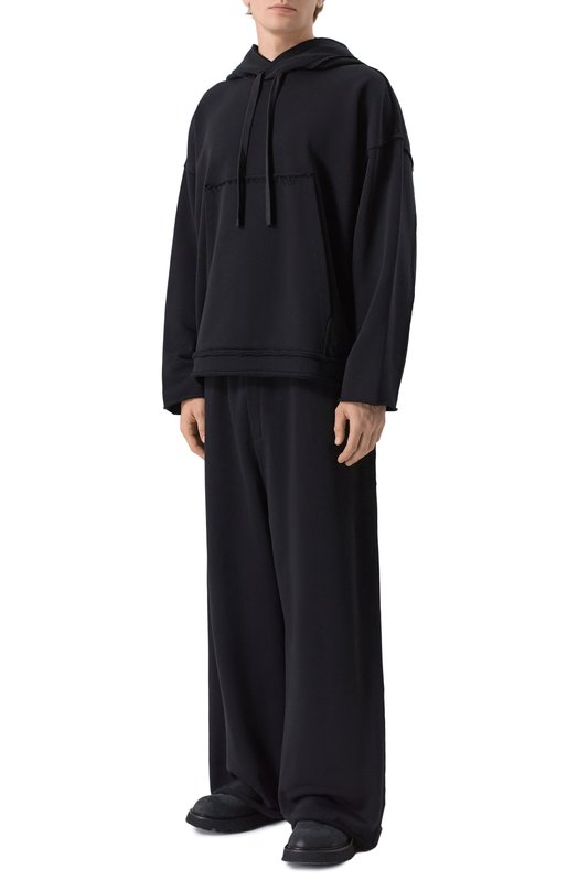 Хлопковые брюки Isabel Benenato UJ02S26 Чёрный  UJ02S26 Фото 2