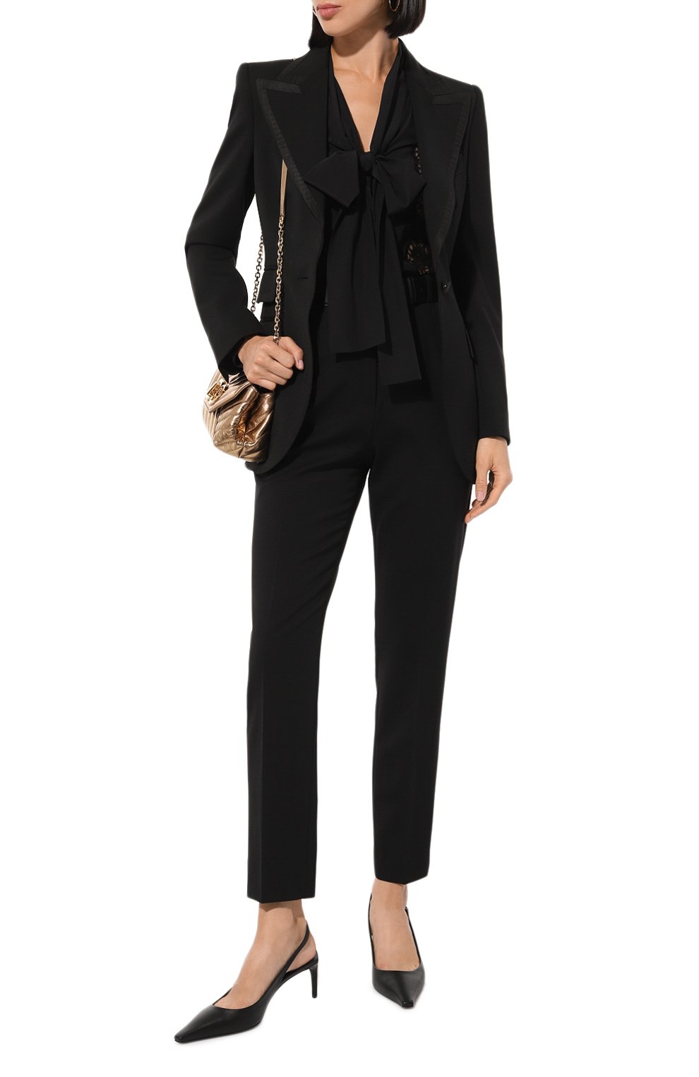 Жакет из шерсти и шелка DOLCE & GABBANA, арт. F29EFT/FUBGC, фото 2