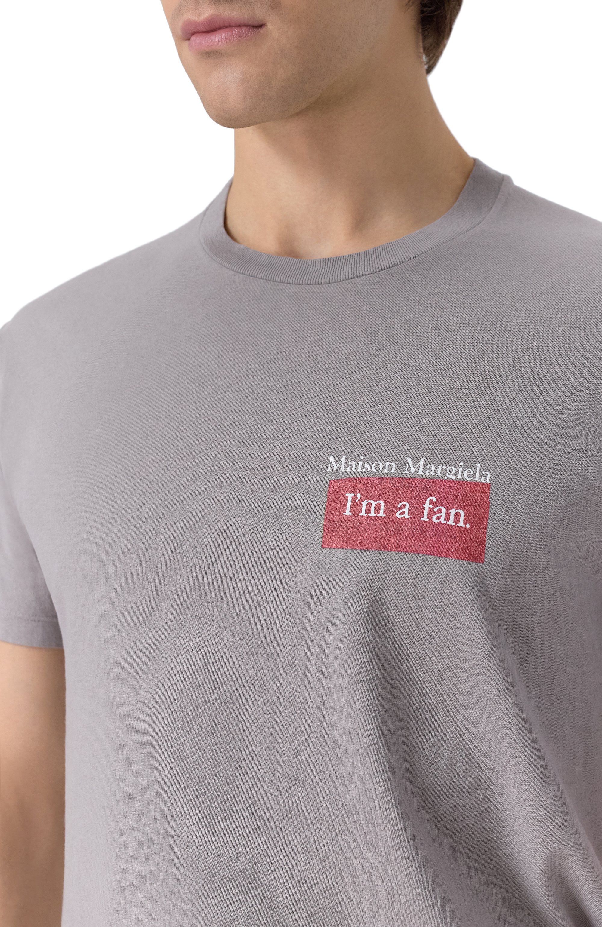 Хлопковая футболка MAISON MARGIELA, арт. S50GC0723/S24575, фото 5