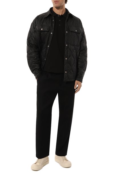 Хлопковое поло PALM ANGELS, арт. PMGB012F24FAB002, фото 2