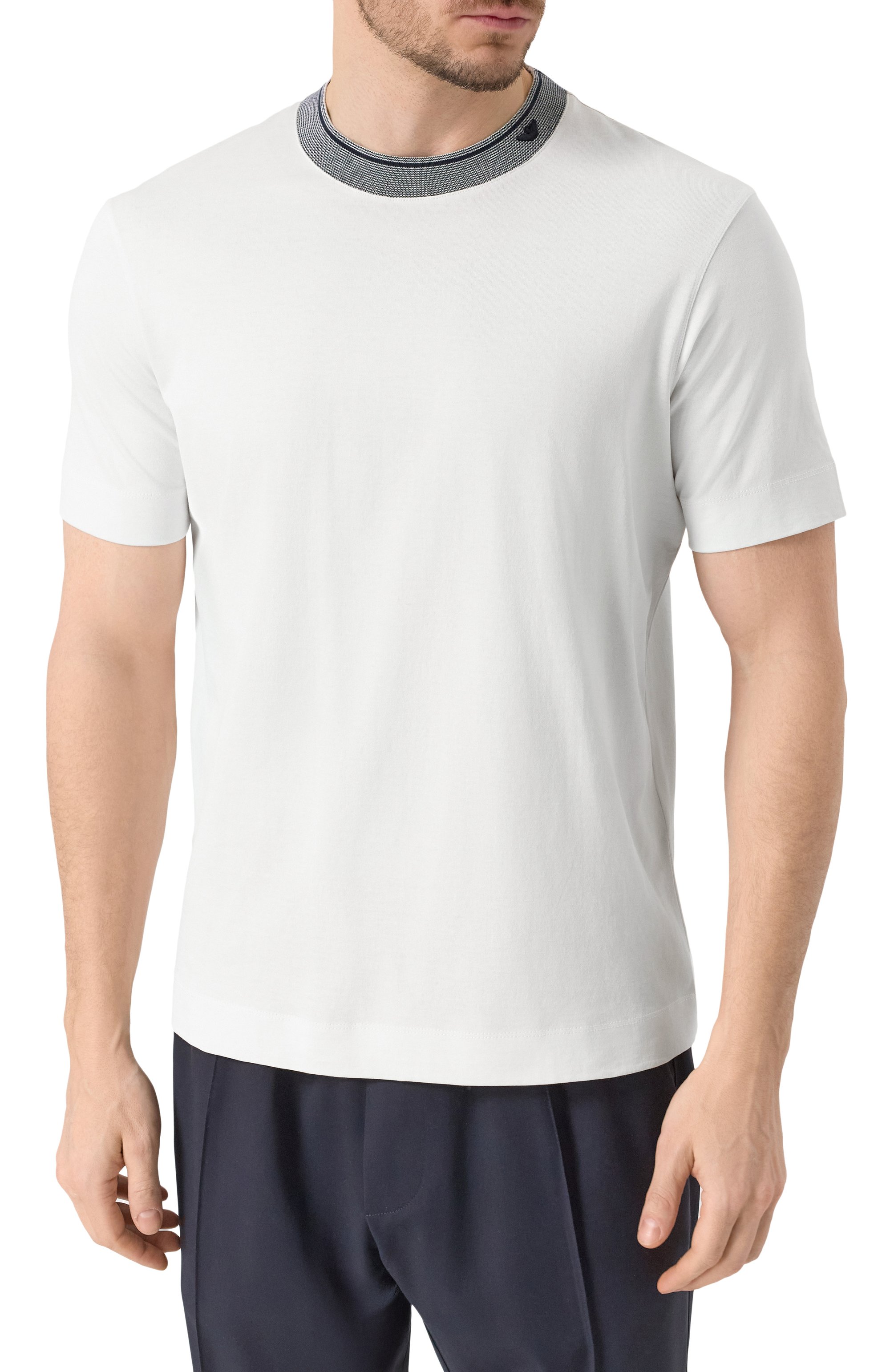 Хлопковая футболка EMPORIO ARMANI, арт. EM000853/AF12926, фото 3