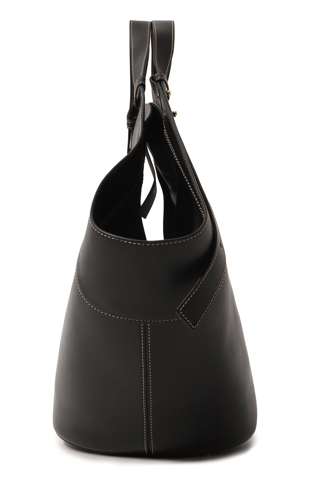 Сумка basket YUZEFI черного цвета по цене 99500 руб., арт. YUZSS20-BA-04, фото 4 Сумка basket YUZEFI, арт. YUZSS20-BA-04, фото 4