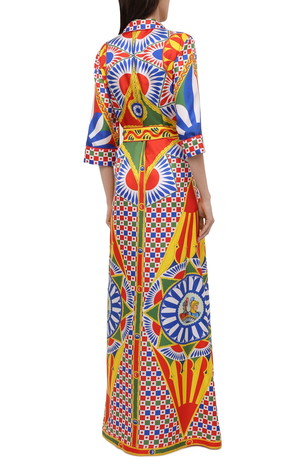 Шелковый халат DOLCE & GABBANA, арт. F0AH2T/GDS12, фото 4