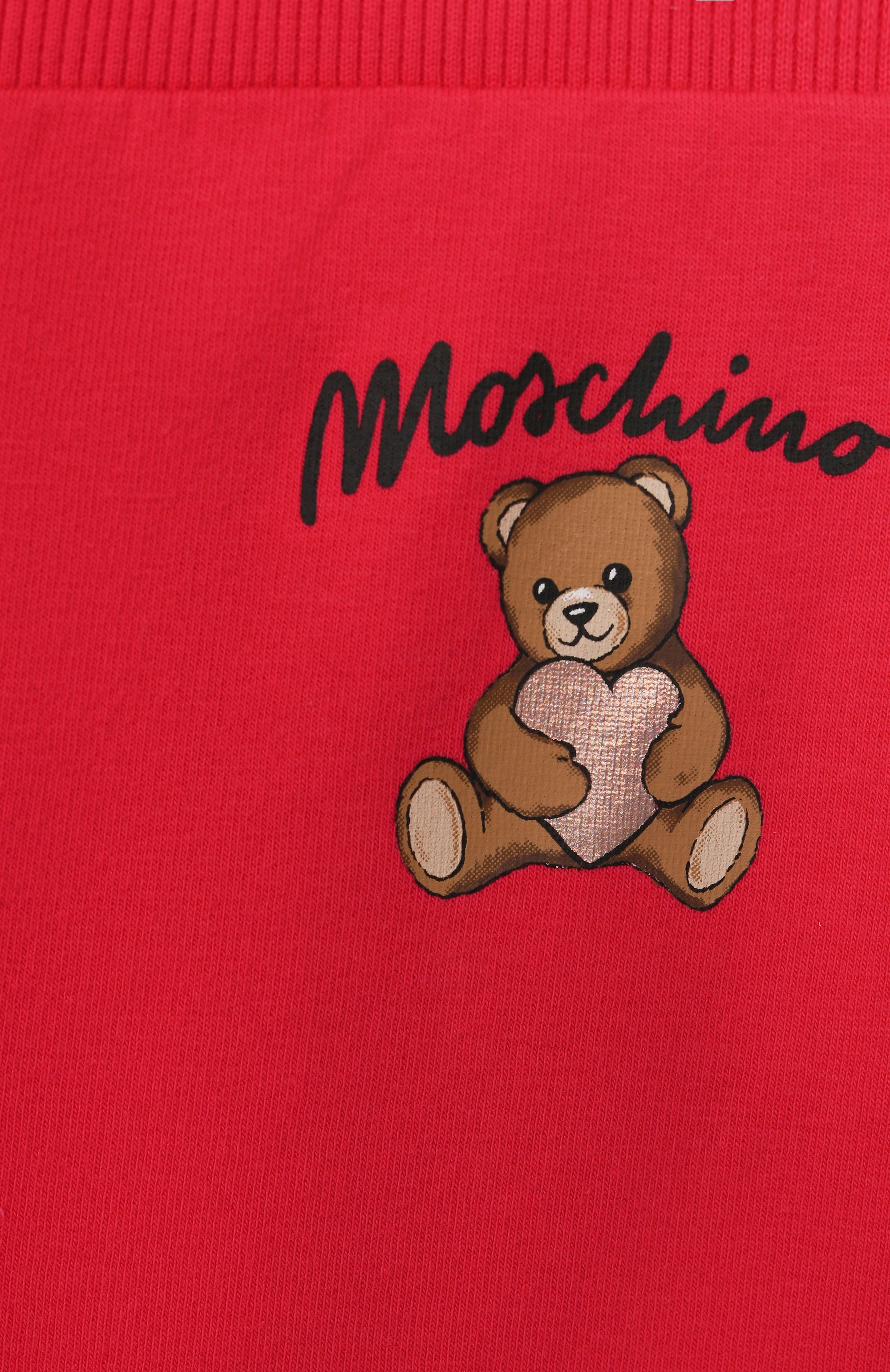 Хлопковые брюки MOSCHINO фуксия цвета по цене 10850 руб., арт. HCP050/LDA14/10-14, фото 3 Хлопковые брюки MOSCHINO, арт. HCP050/LDA14/10-14, фото 3