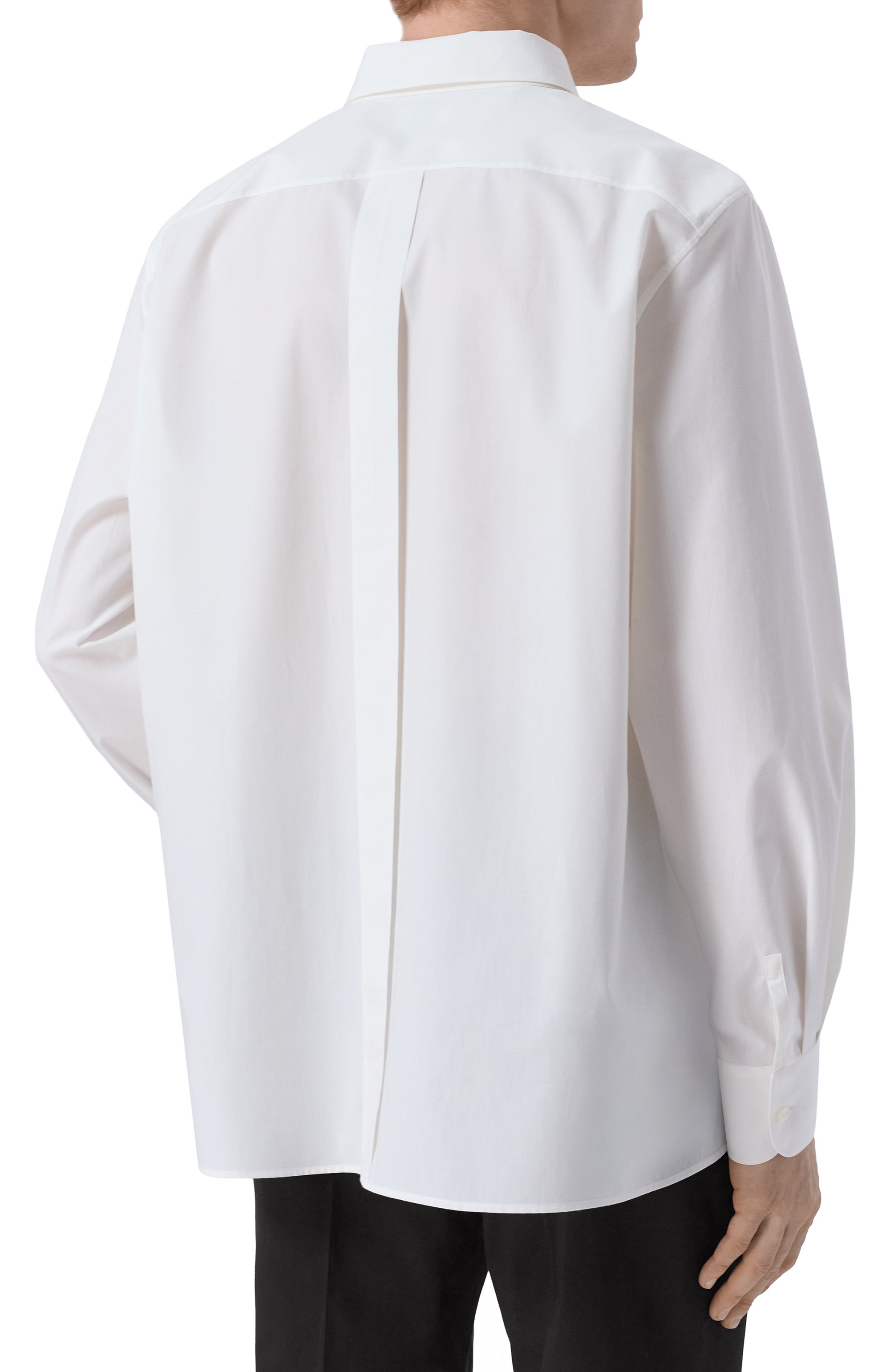 Хлопковая рубашка SAINT LAURENT, арт. 826821/Y2M03, фото 4