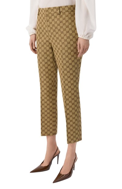 Хлопковые брюки GUCCI, арт. 786389/Z7ADE, фото 3